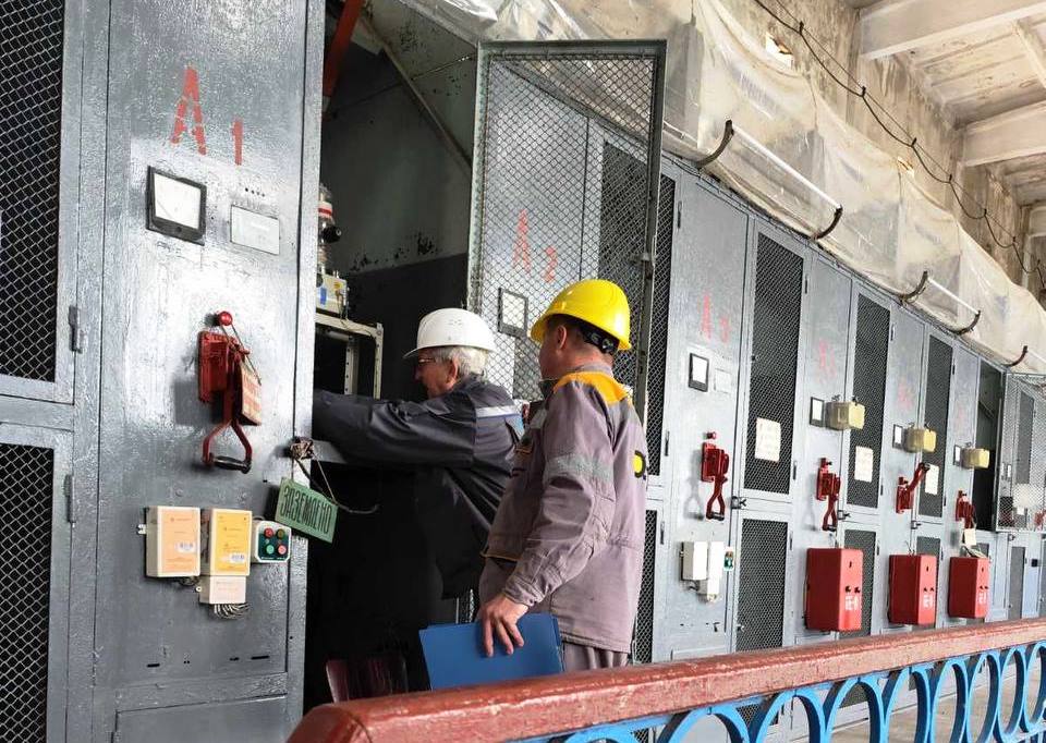 Перевірки електрообладнання насосних станцій Нікопольського УЗМДВ